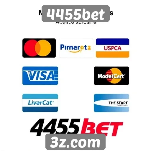 Métodos de pagamento aceitos no 4455bet